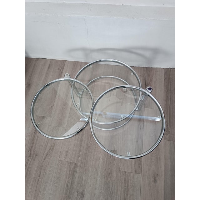 1980s Side Table with Swivel Tops, 1980s For Sale - Image 5 of 9