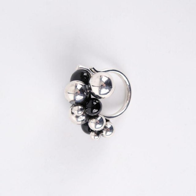 Silver Grape Ring in Sterling Silver from Georg Jensen For Sale - Image 8 of 8