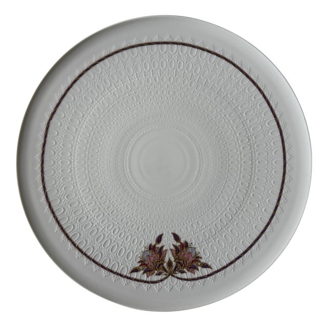 Romanze Orchidee Cake Plate by Björn Wiinblad for Rosenthal Studio Linie, Germany, 1979 For Sale