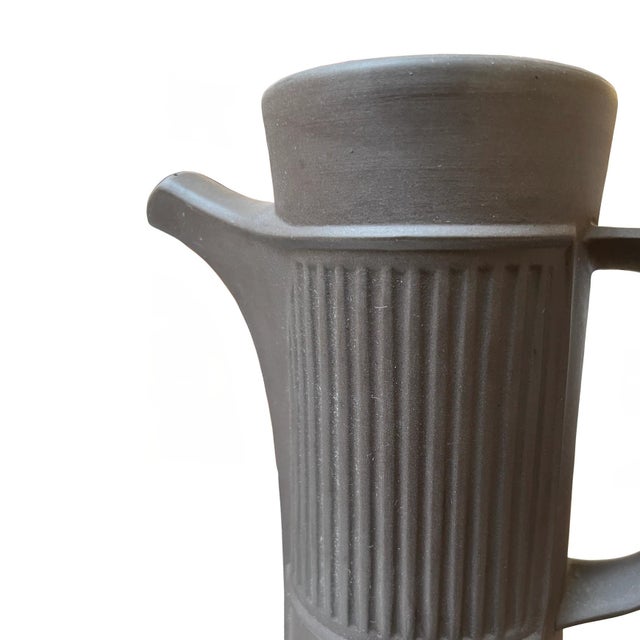 Late 20th Century Dansk Flamestone Stoneware Coffee Pot by Jens Quistgaard For Sale - Image 14 of 15