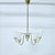 Bergboms Swedish Modern Brass Chandelier from Bergboms, 1940s For Sale - Image 4 of 11