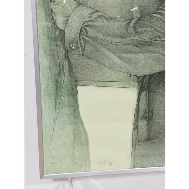 Bruno Bruni, Hinter dem Vorhang, 1979, Lithograph, Framed For Sale - Image 13 of 17