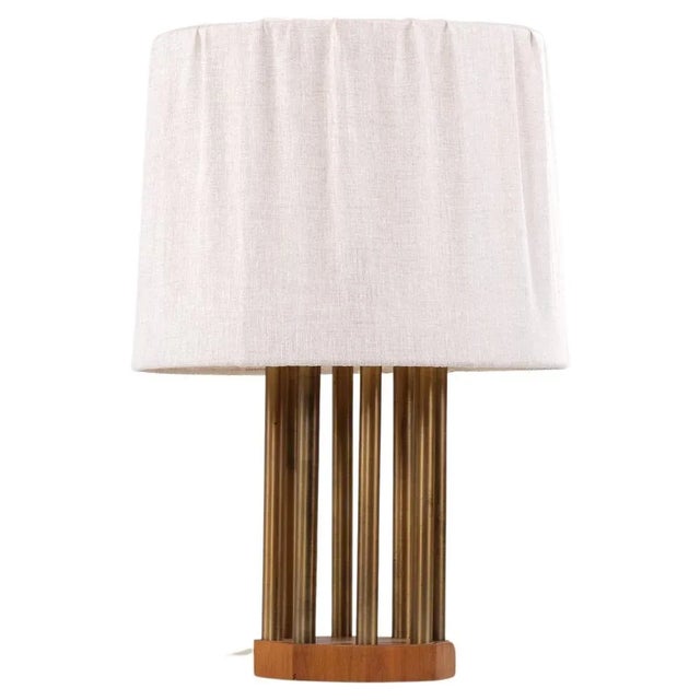 Swedish Brass Table Lamp, 1950s For Sale - Image 10 of 10