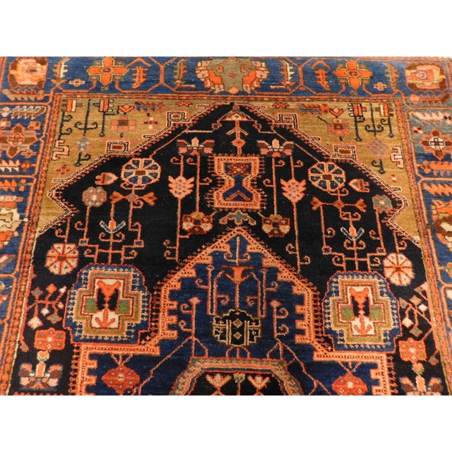 Antique Persian Rug 4'6"x 7' For Sale - Image 9 of 13