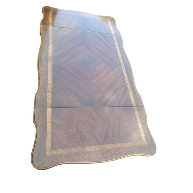 Early 20th Century Edwardian Rosewood Inlaid Side Table by Lane Furniture For Sale In Raleigh - Image 6 of 11