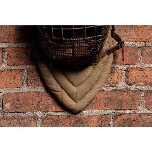 Early 20th Century W W I Bayonet and Fencing Training Mask For Sale - Image 9 of 10