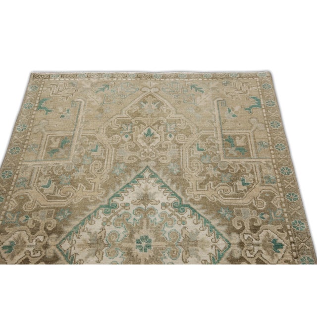 Modern Turkish Oushak Rug 3'4" x 5'9" For Sale - Image 4 of 6