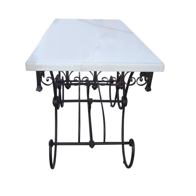 Exquisite Late 19th or early 20th Century French Pastry Table. This piece has incredible detail and design. It features a...