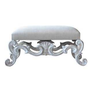 Italian Baroque Painted Bench For Sale