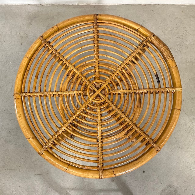 Rattan and Bamboo Living Room Set, Set of 5 For Sale - Image 9 of 18