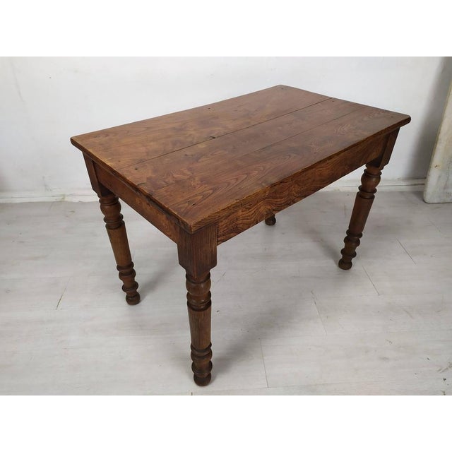 Vintage Bistro Table in Ash For Sale - Image 4 of 18