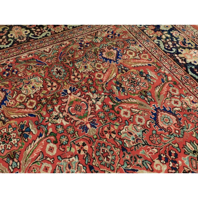 Vintage Hand Made Persian Palatial Rug For Sale - Image 9 of 13