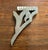 American Antique White Distressed Wood Swan Head Corbel / Architectural Fragment #1 For Sale - Image 3 of 5