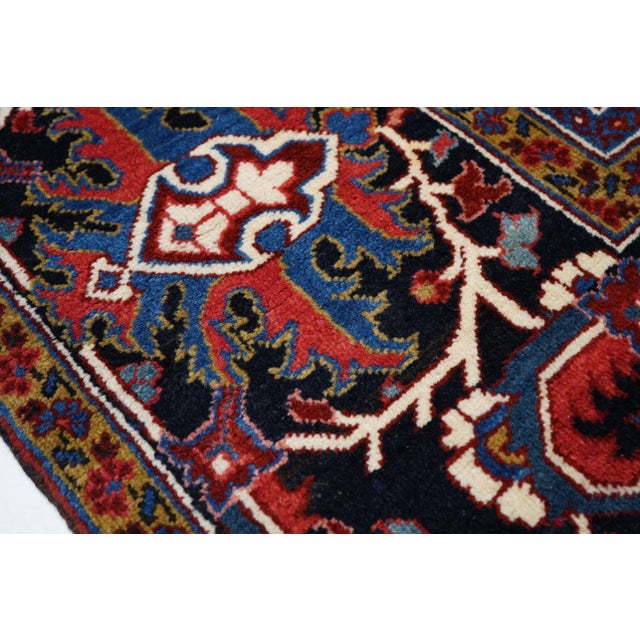 Vintage Heriz Rug 11'2'' X 15'2'' For Sale - Image 4 of 10