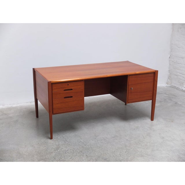 Freestanding Desk with Bookshelf by Wilhelm Renz, 1960s For Sale - Image 6 of 18