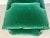 Hollywood Regency Style Custom Overstuffed Emerald Velvet Armchair For Sale - Image 13 of 17