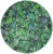 Contemporary Nicolette Mayer Mariposa Green 16" Round Pebble Placemat, Set of 4 For Sale - Image 3 of 3