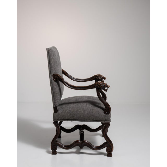 19th Century Brown Wood Club Chairs For Sale - Image 10 of 15