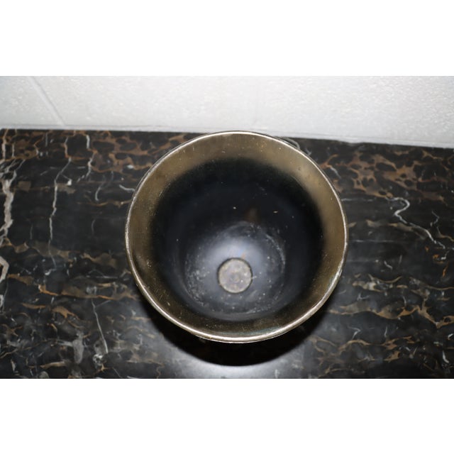 Early 20th Century Brass Renaissance Carved Urn For Sale - Image 5 of 5