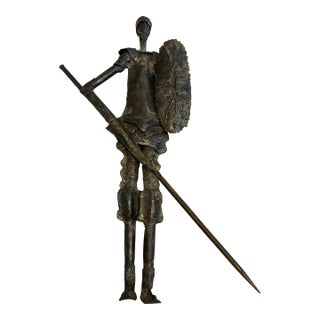 Don Quixote Metal Sculpture For Sale