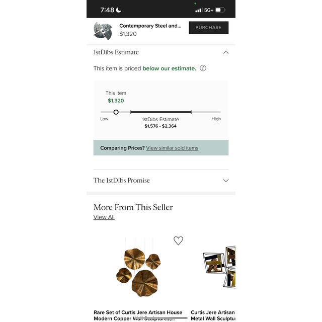 1990s Brutalist Steel and Brass Wall Sculpture Attributed to Curtis Jere For Sale - Image 10 of 10