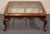 Traditional Hekman Furniture Solid Cherry Traditional Style 39" Square Glass Topped Accent Coffee Table For Sale - Image 3 of 8
