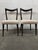 1970s Mid-Century Modern Dining Chairs in Walnut, 1970, Set of 2 For Sale - Image 5 of 7