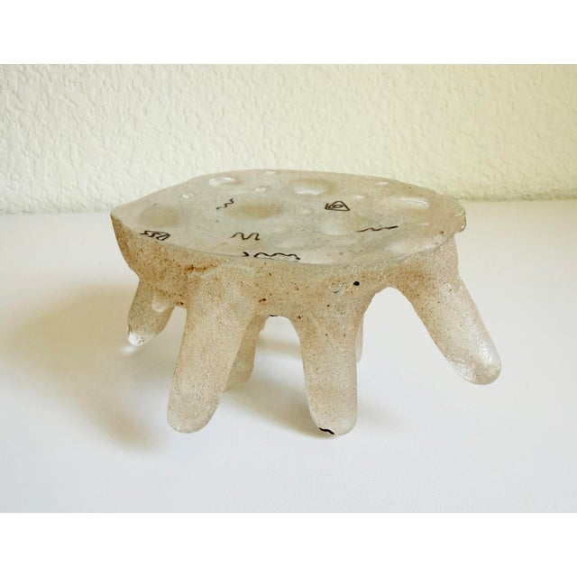 Gold Hank Murta Adams Style Cast Glass Sculpture For Sale - Image 8 of 11