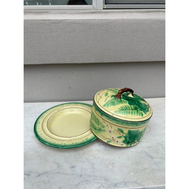 Ceramic 19th Century German Majolica Cheese Bell For Sale - Image 7 of 8