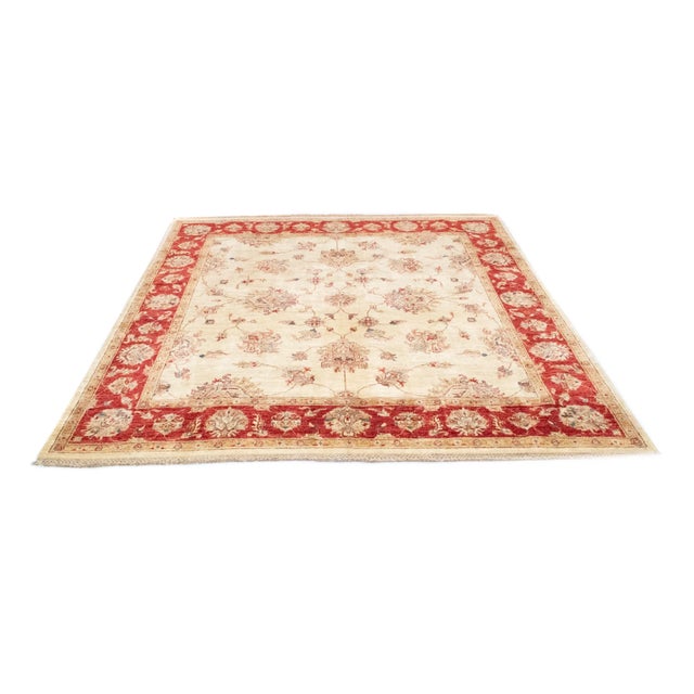 Ziegler rug | Size: 206 x 204 cm | Knot density: approx. 200.000 knots/m² | Material: High-quality wool | Pattern: Diverse...