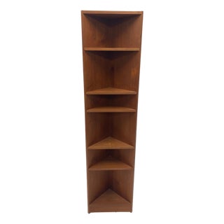 Mid 20th Century Danish Teak Corner Shelf Unit by Sejling Skabe, For Sale