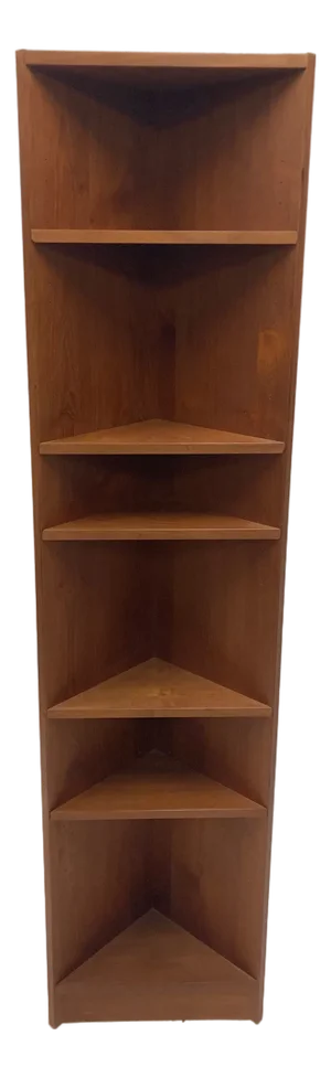 Mid 20th Century Danish Teak Corner Shelf Unit by Sejling Skabe,