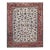 Vintage Persian Isfahan Room Size Rug in Floral Pattern in Ivory, Red, Blue, Green, Pink For Sale