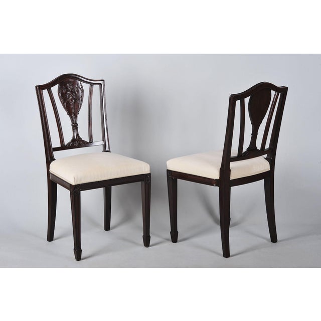 Art Deco Chairs in Walnut and Beech, Czech, 1920s, Set of 2 For Sale - Image 11 of 11