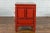 Red 19th Century Chinese Qing Dynasty Red Lacquer Five Drawer Side Chest For Sale - Image 8 of 13