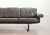 Black Vintage Black Leather Strap Stitched Three-Seat Sofa from De Sede, 1960s For Sale - Image 8 of 18