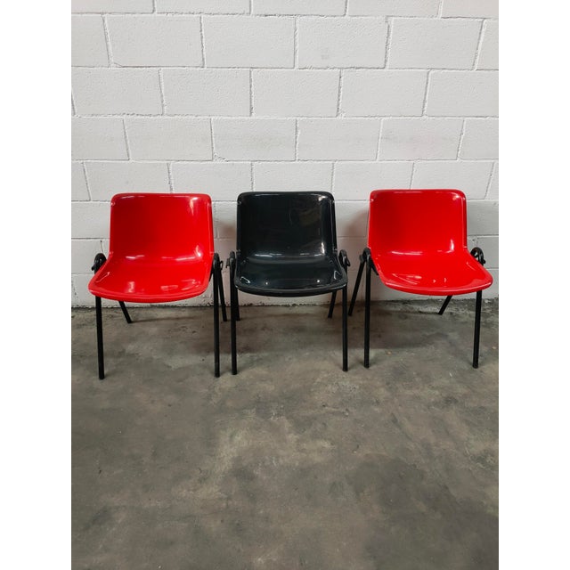 Osvaldo Borsani Vintage Chairs by Osvaldo Borsani, 1970, Set of 3 For Sale - Image 4 of 8