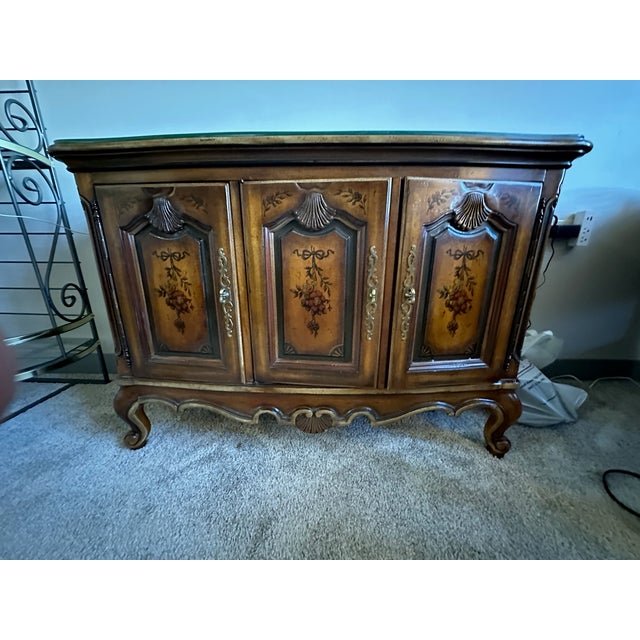 Add a touch of Parisian elegance to your home with this beautiful French Provincial style sideboard. This high-quality...