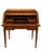 Small Louis XVI roll-top secretary desk, entirely inlaid with a lattice pattern. Very good condition. Dimensions: Height...