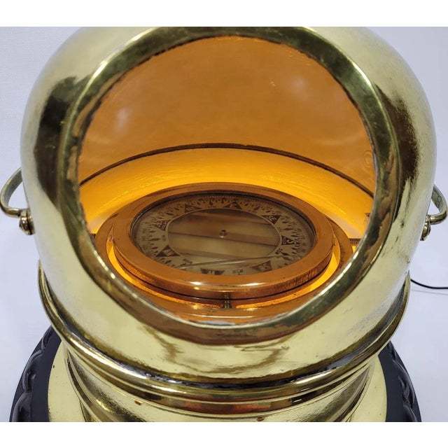 Brass Yacht Binnacle Compass For Sale - Image 4 of 10
