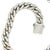 Men’s 14k White Gold 6.5 Carat Diamond Pavé Link Bracelet For Sale - Image 9 of 11
