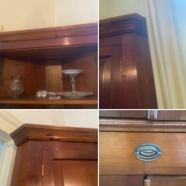 1980s Kentucky Bench Made Corner Cabinet For Sale - Image 4 of 12