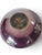 Purple Raku Vessel With Organic Lid by Mark Hines, Signed and Numbered For Sale - Image 11 of 12
