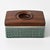 Ceramic cigar box / humidor with a heavy rosewood lid. Designed by Jens Quistgaard, made by Kronjyden in Denmark. This...