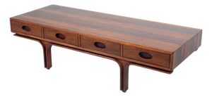 Mid-Century Modern Wooden Coffee Table by Gianfranco Frattini for Bernini, 1960s