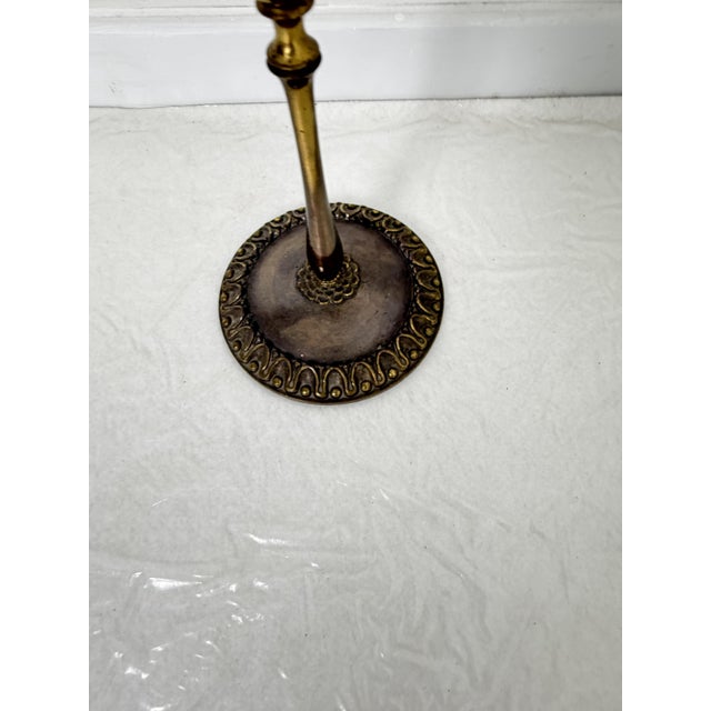 Mid-Century Modern Floor Ashtray in Brass, 1950s For Sale - Image 10 of 12