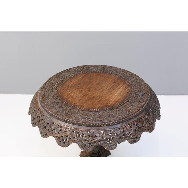 Carved Occasional Table, 1890s For Sale - Image 4 of 8