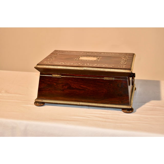 Brown 19th Century English Dresser Box For Sale - Image 8 of 9