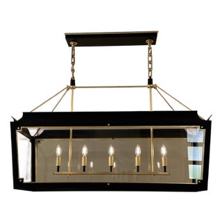 Julie Neill Caddo Medium Linear Lantern Signature Collection For Sale