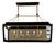Julie Neill Caddo Medium Linear Lantern Signature Collection For Sale